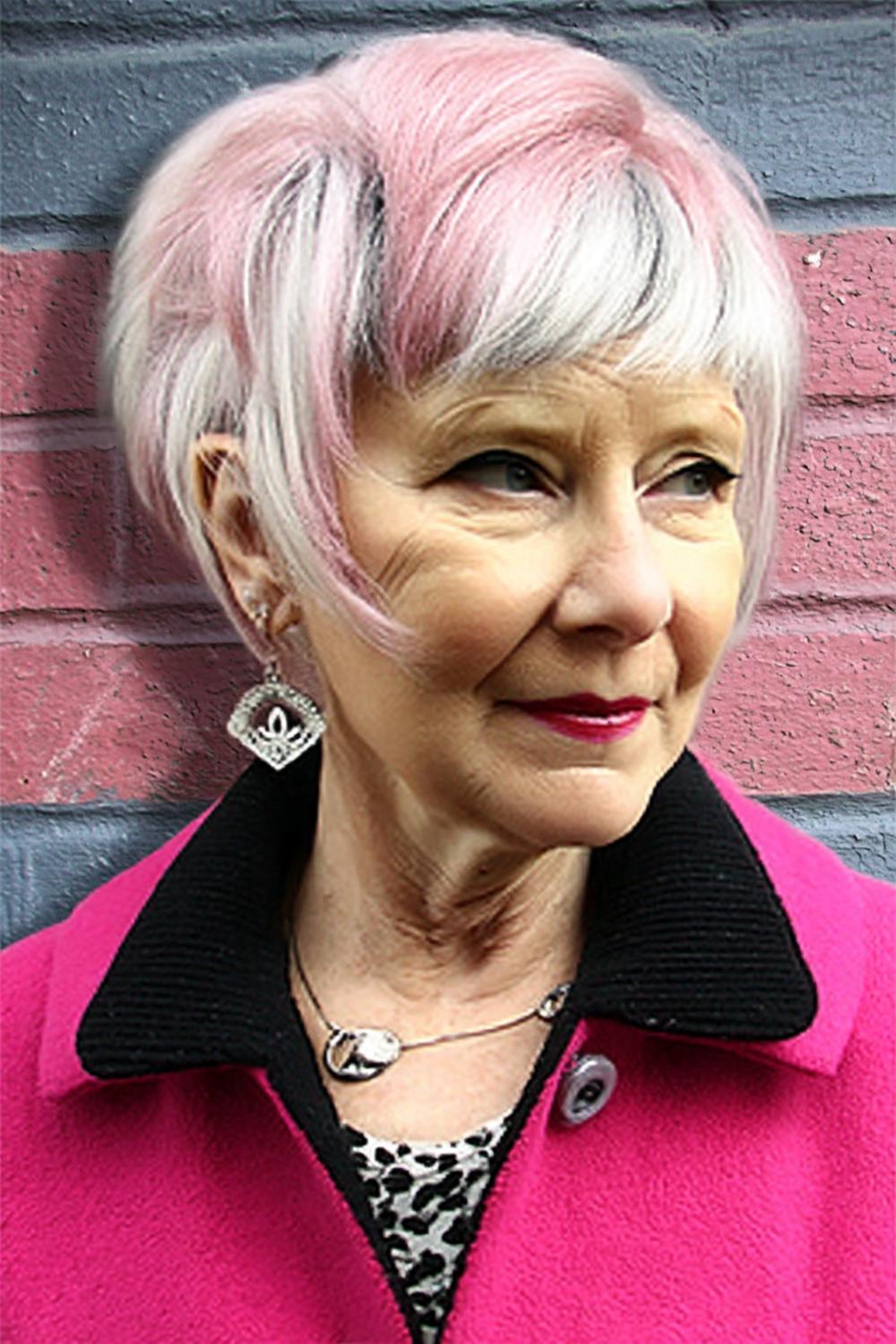 Kleurrijke Korte Coupe