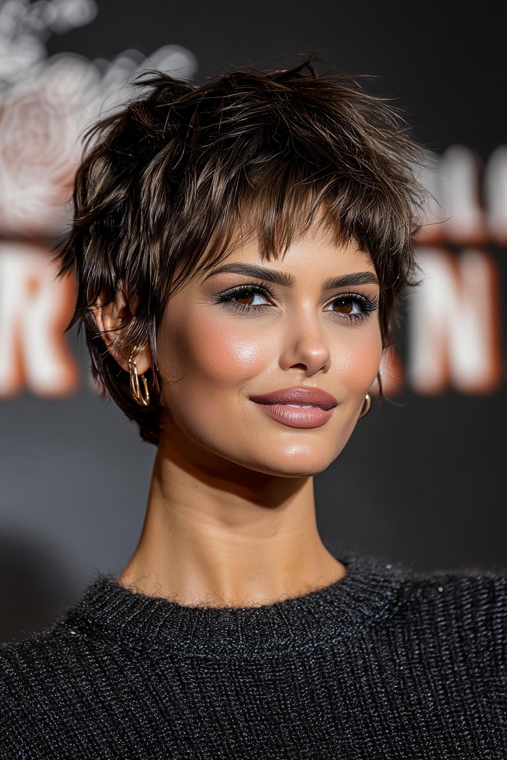 Textureerde Korte Coupe