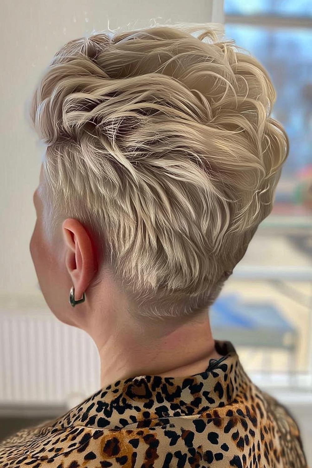 Gestructureerde Blonde Coupe