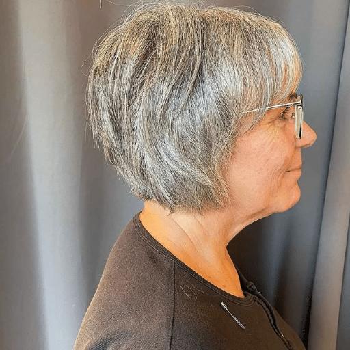 Laagjeskapsel dun haar