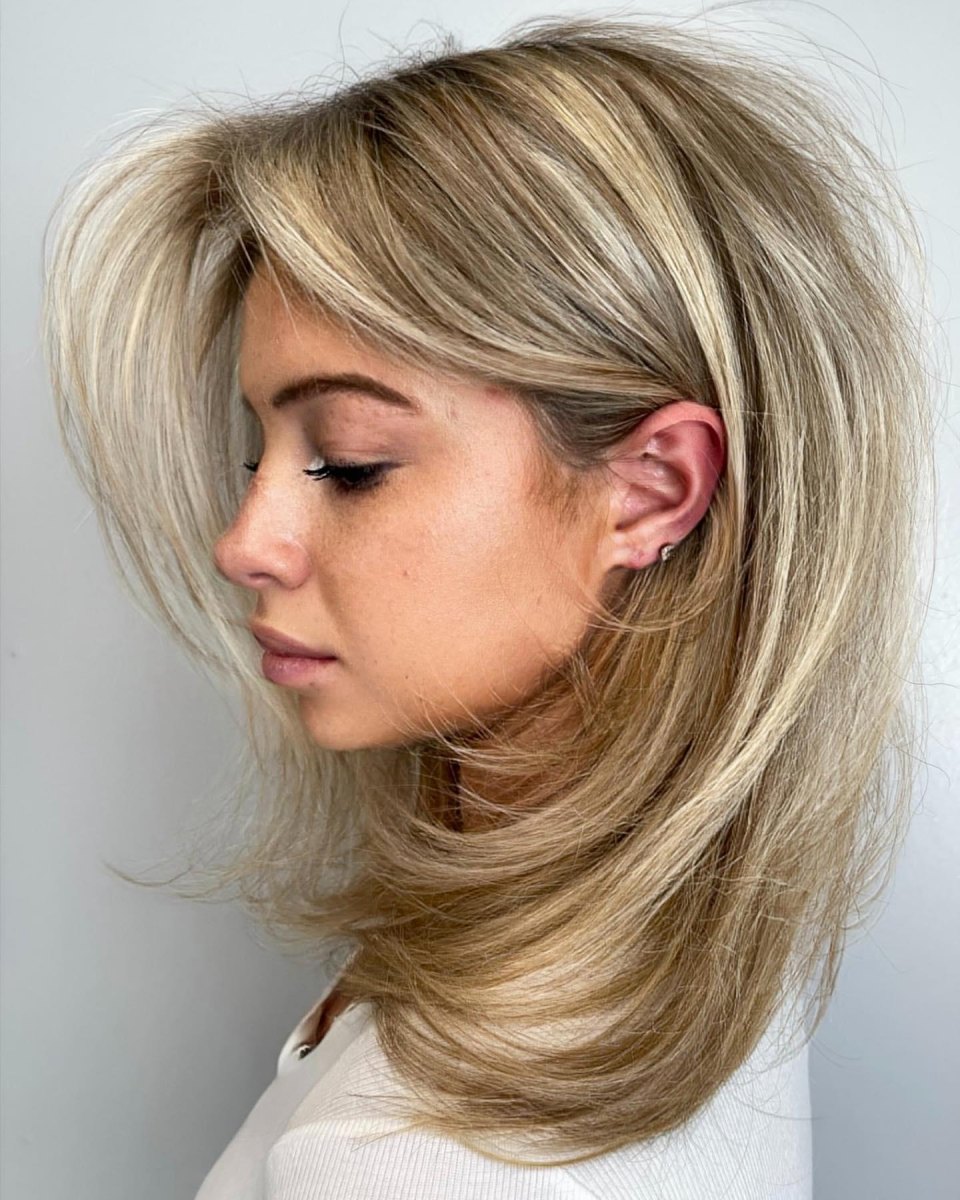 Laagjeskapsel met volume voor fijn haar