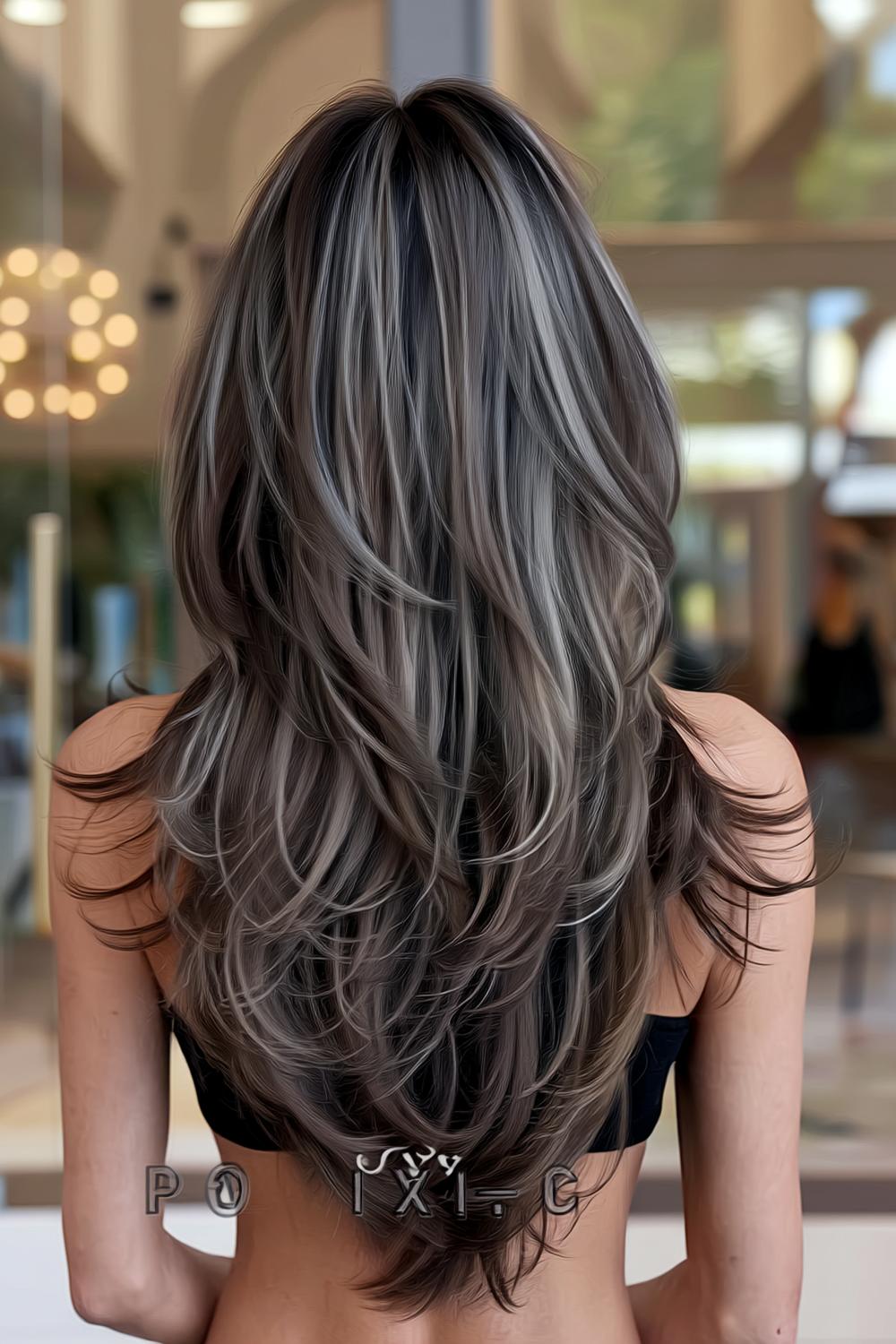 Dramatische grijze highlights