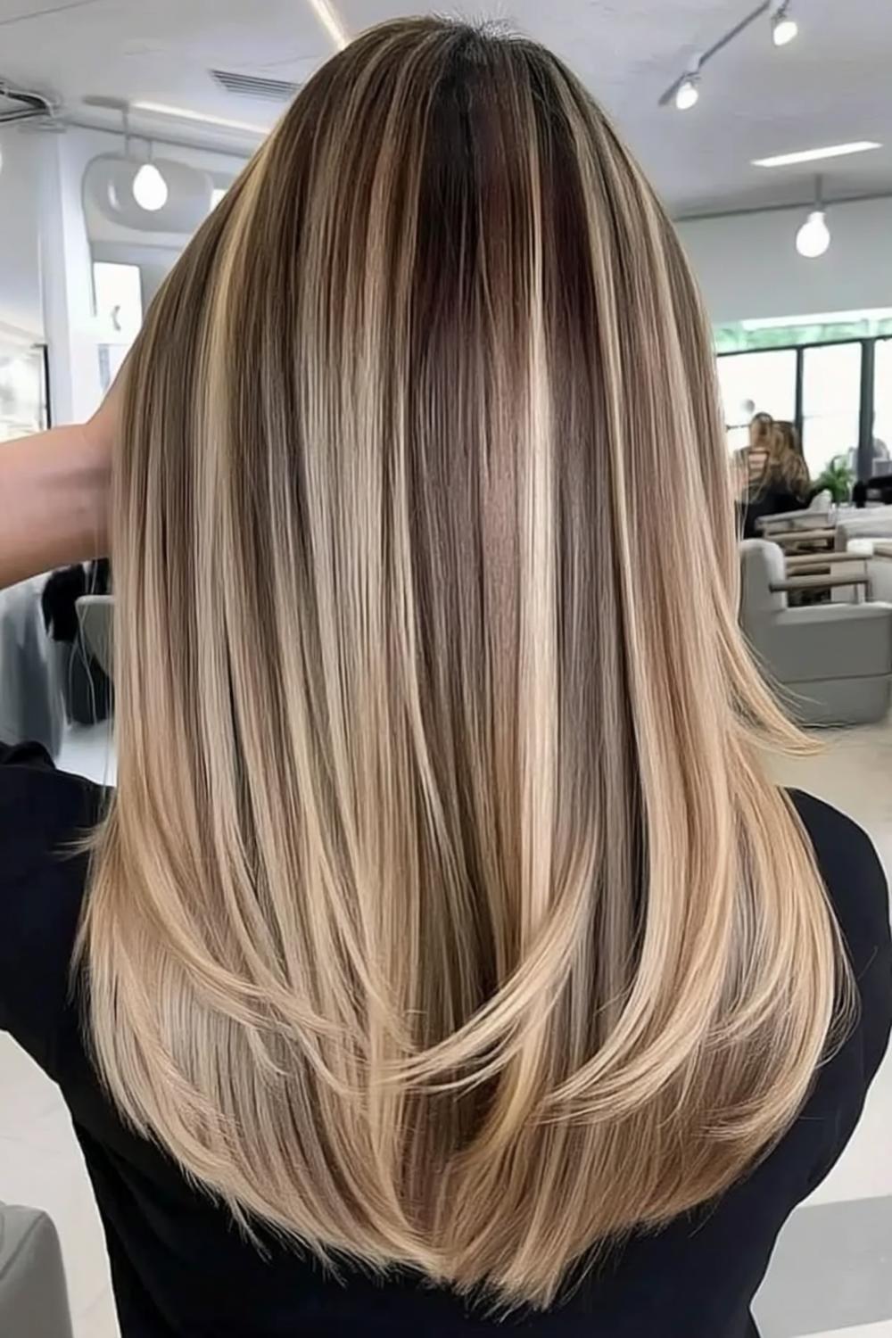 Gebalayeerde bruine tinten