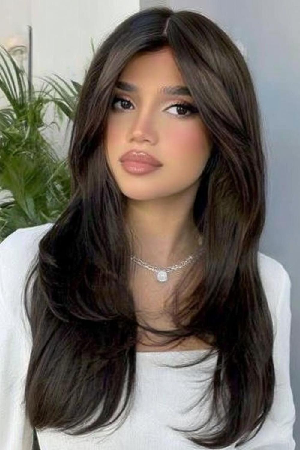 Gelaagde pony met volume