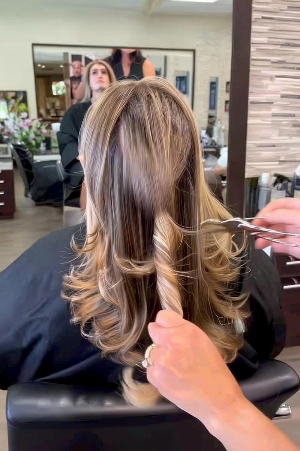 Salon-perfecte laagjes styling