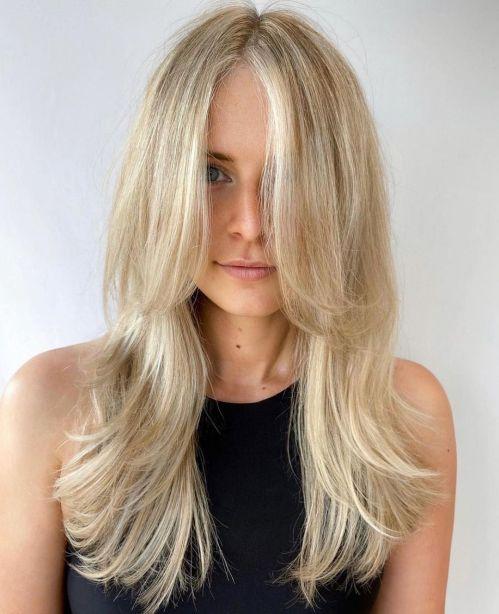 Frisuren für feines haar lang mit mehr Volumen
