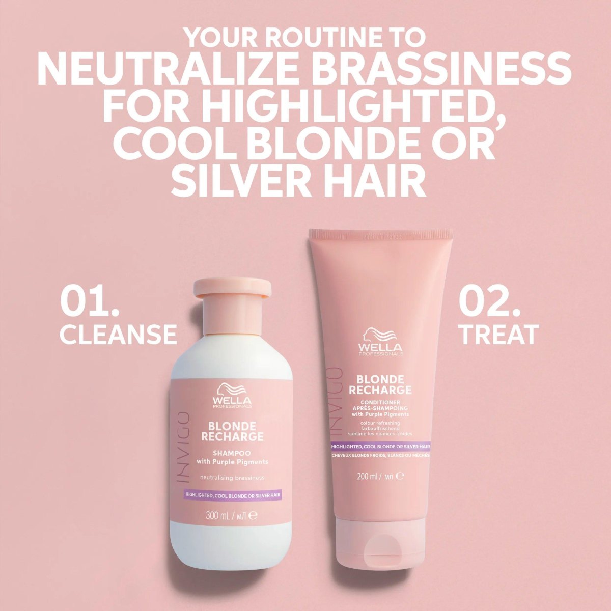 Licht aschblond haar onderhouden