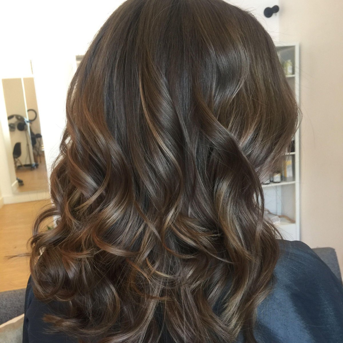 Melkchocoladebruine highlights