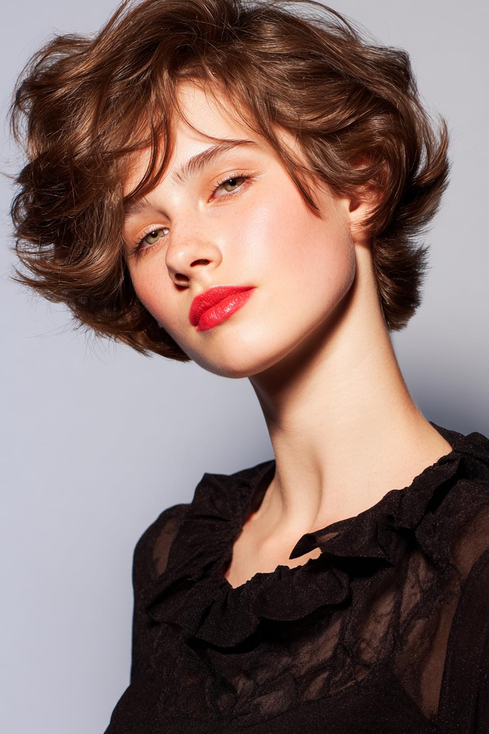 12. Moderne Haar Looks 2026 met bixie cut en zachte nekcontour