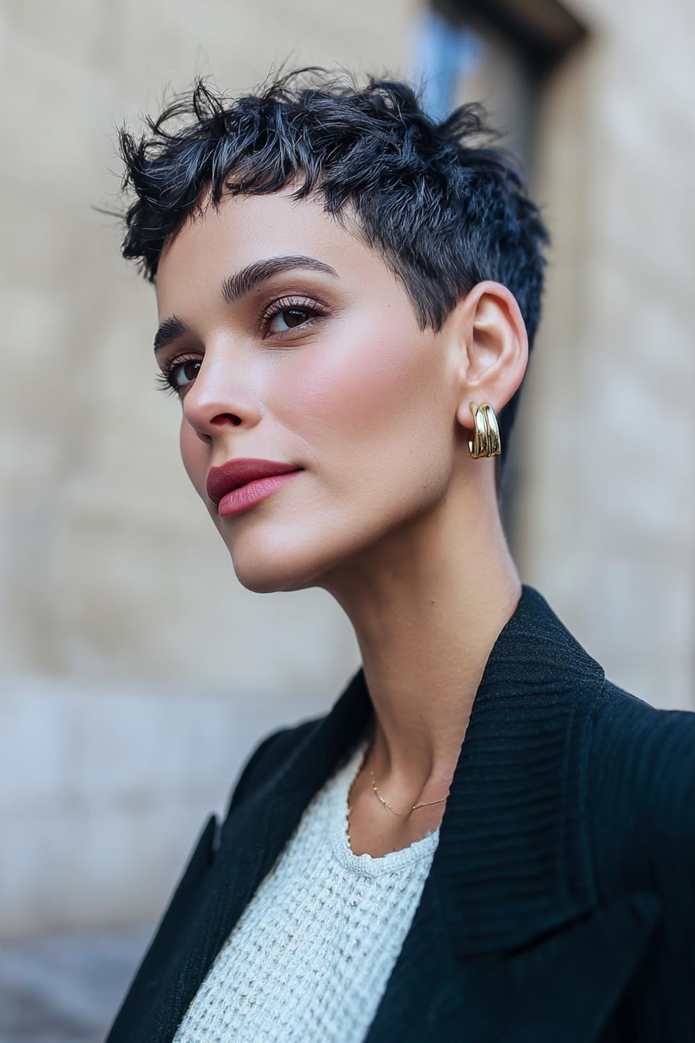 13. Moderne Haar Looks 2026 met pixie cut en lange voorpluk