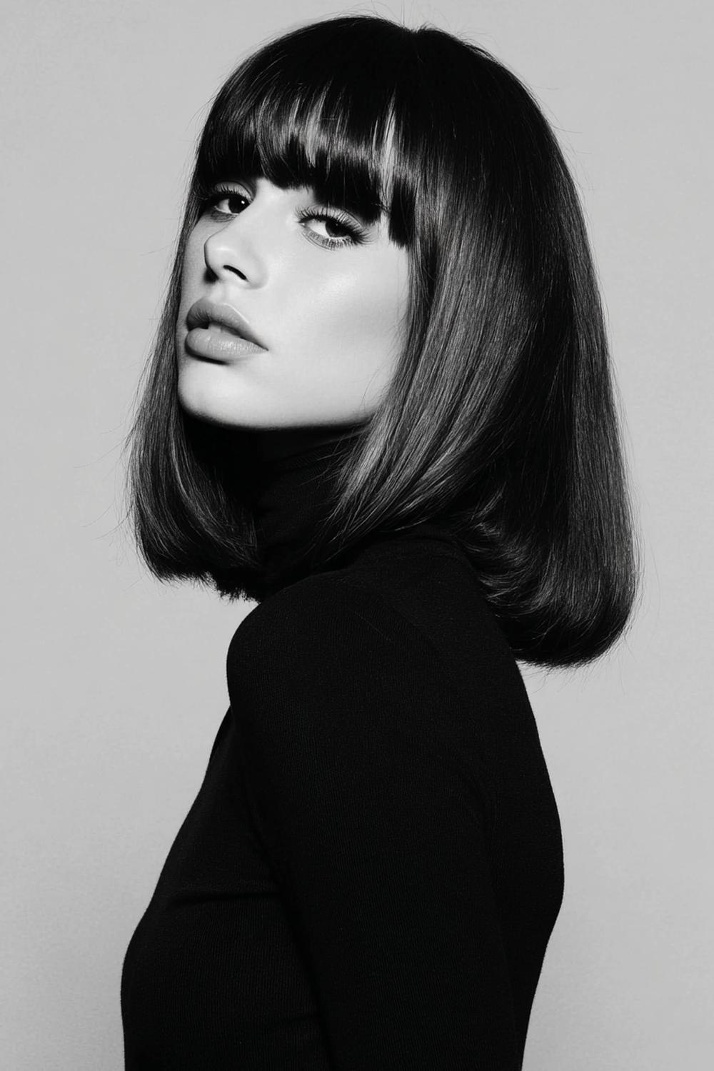 15. Moderne Haar Looks 2026 met blunt cut lang haar en rechte punten