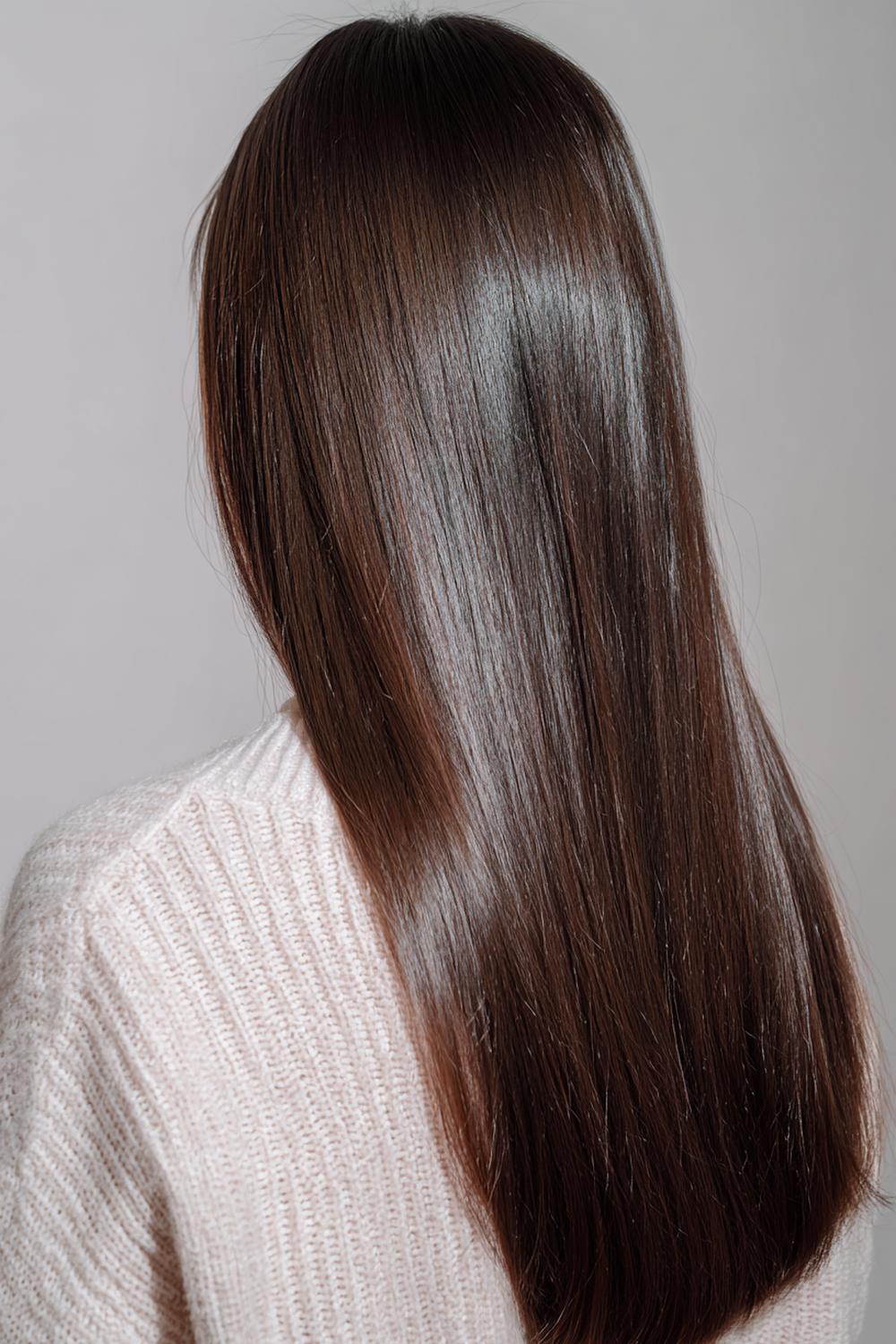 17. Moderne Haar Looks 2026 met ‘expensive brunette’ en subtiele glans