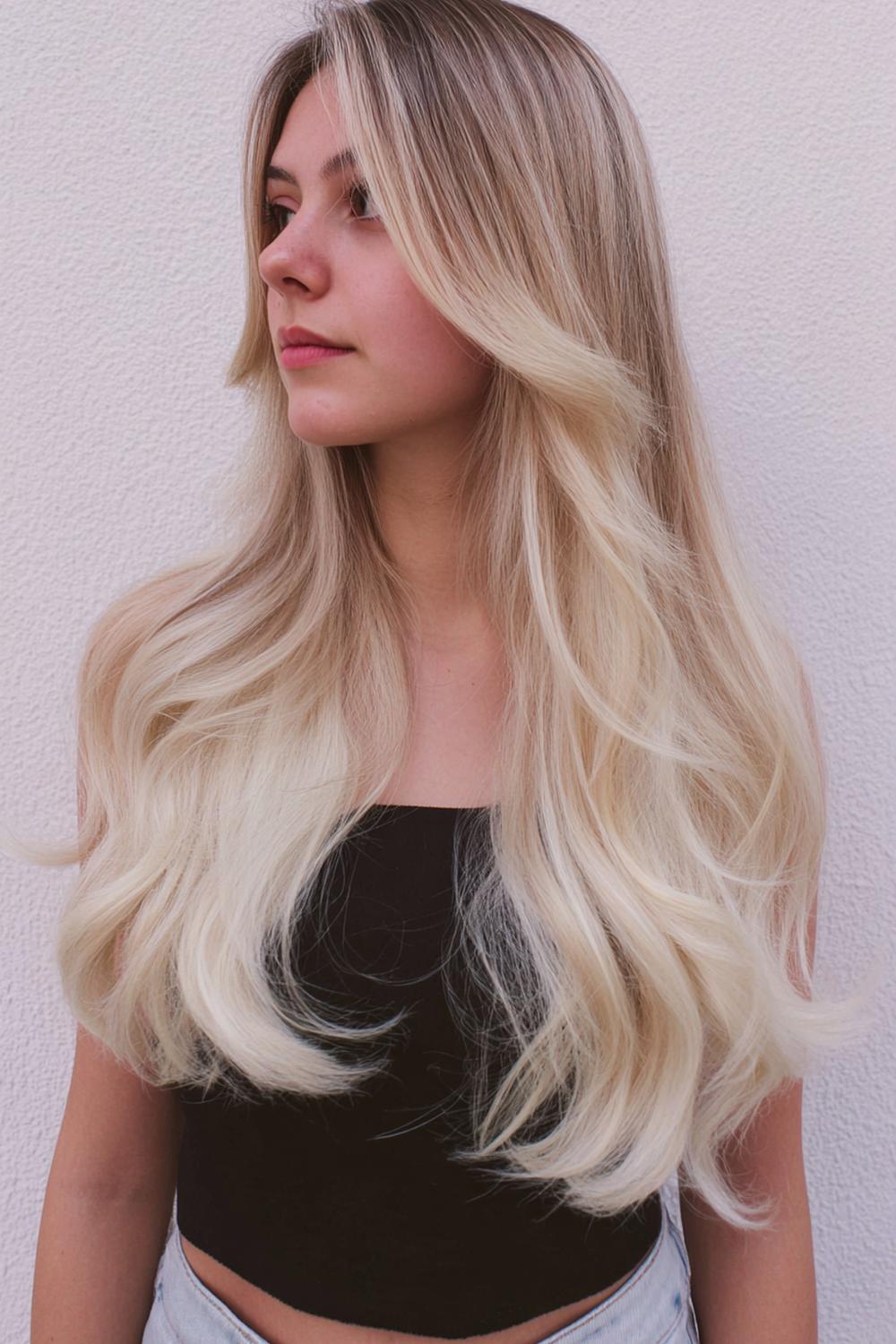 18. Moderne Haar Looks 2026 met ‘butter blonde’ en zachte root shadow
