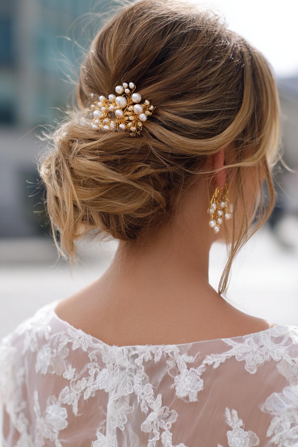 25. Moderne Haar Looks 2026 met claw-clip updo en nonchalante lokken