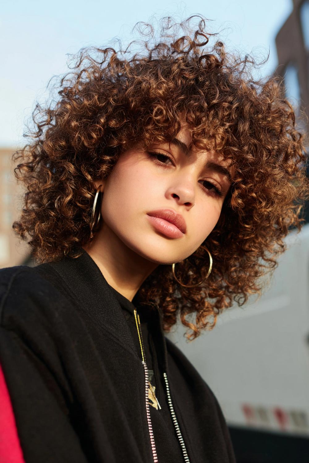 28. Moderne Haar Looks 2026 met ‘natural texture’ krullen en gedefinieerde halo