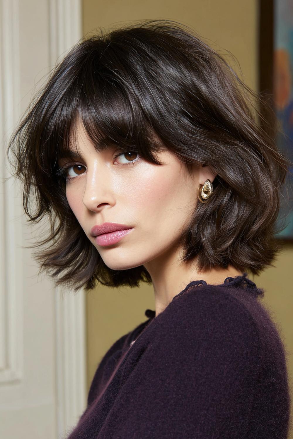 4. Moderne Haar Looks 2026 met Italian bob en zachte volume-wand