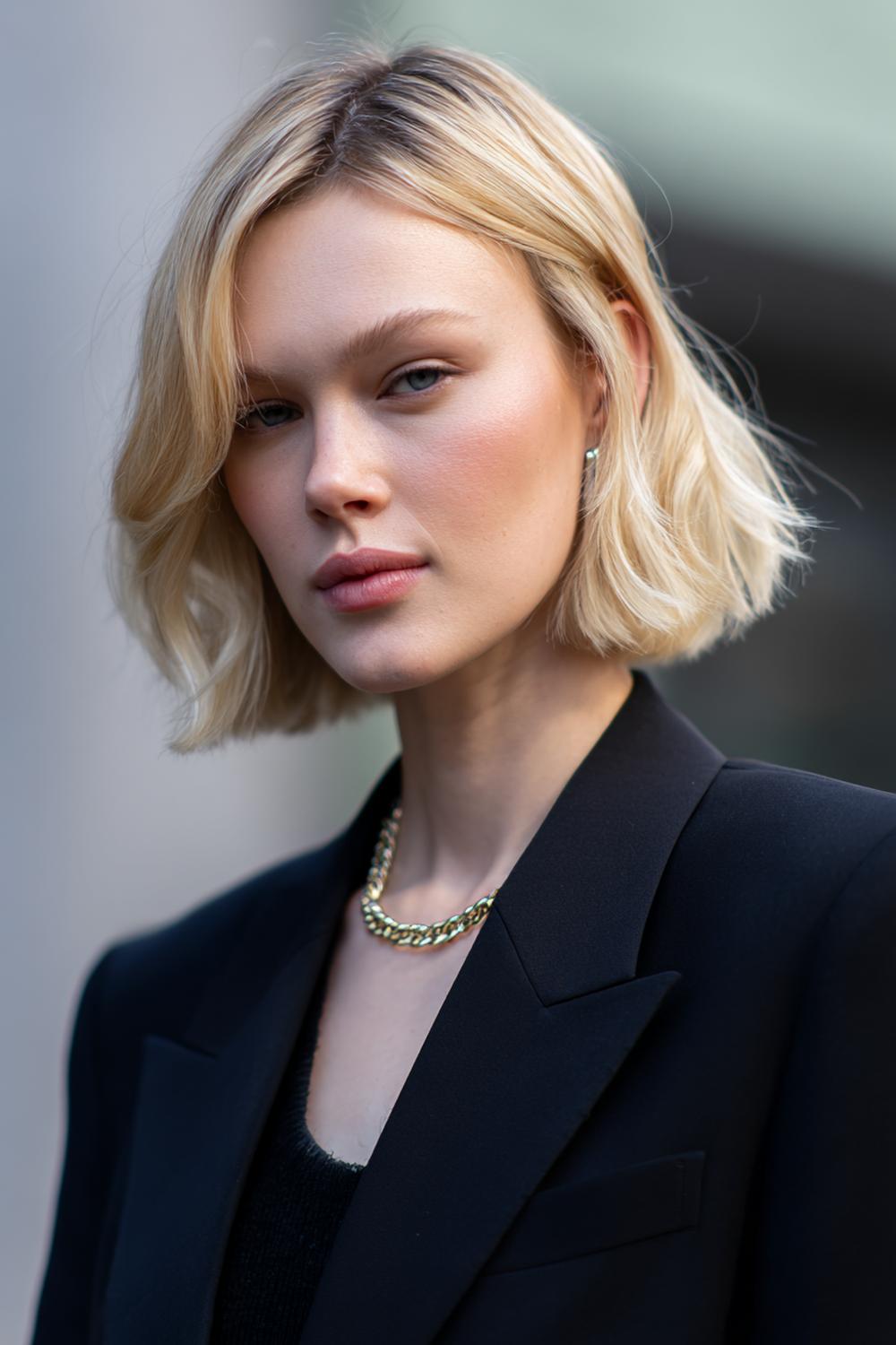 5. Moderne Haar Looks 2026 met French bob en losse textuur