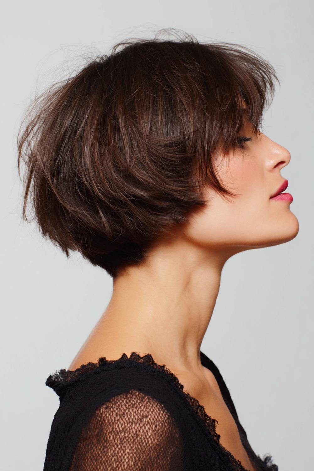 27. Moderne kapsels voor 50 plussers: getextureerde bob met subtiele slag en luchtig volume