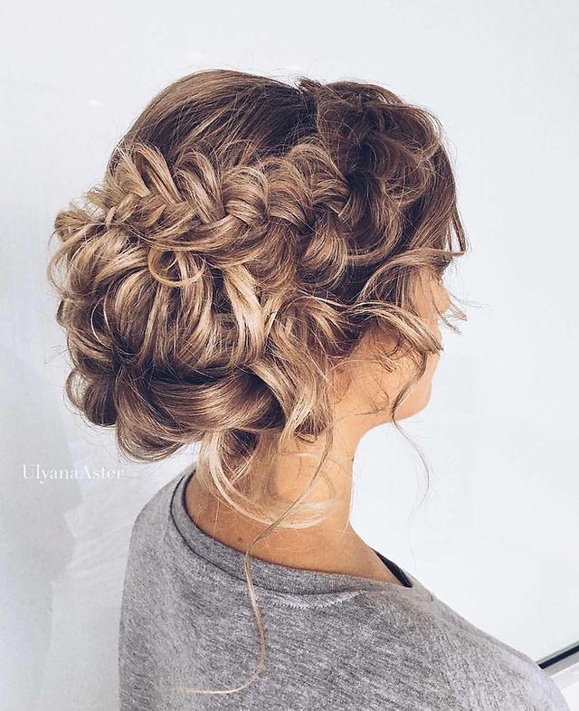 Opgestoken dik haar stijl