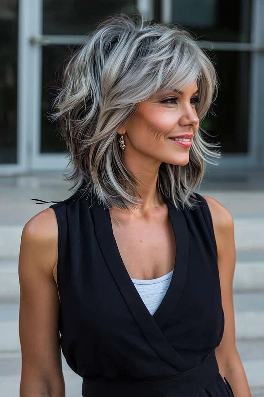 Grijze Gelaagde Coupe