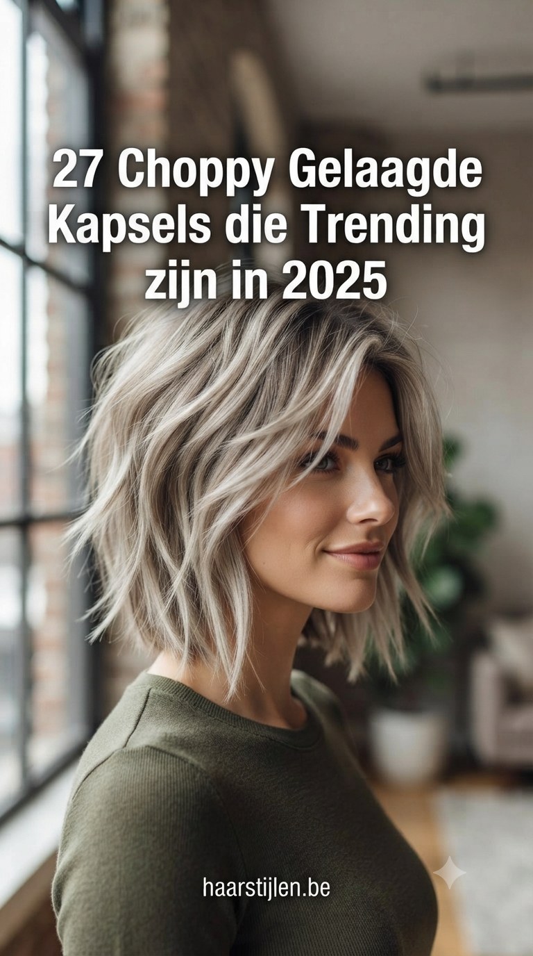 27 Choppy Gelaagde Kapsels die Trending zijn in 2025
