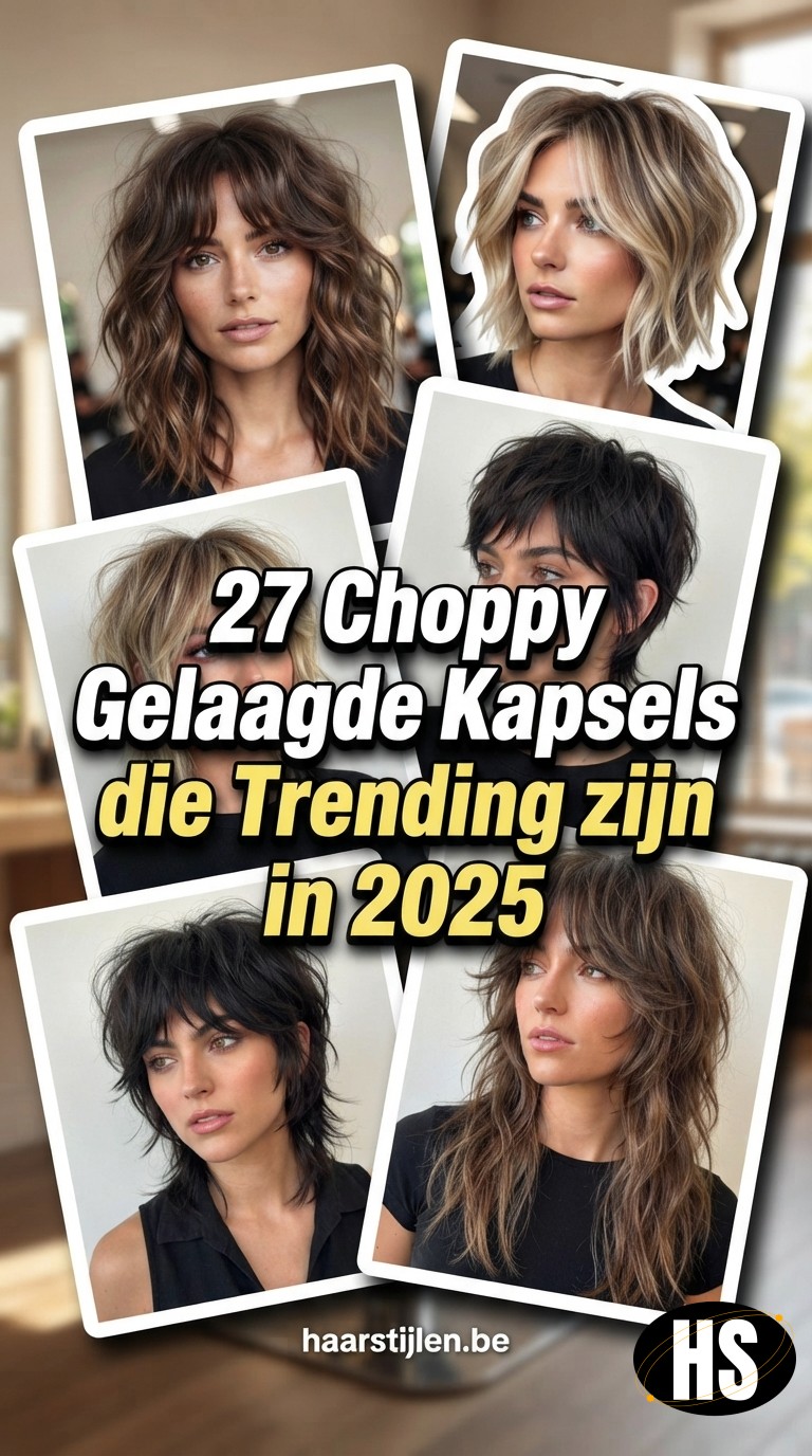 27 Choppy Gelaagde Kapsels die Trending zijn in 2025
