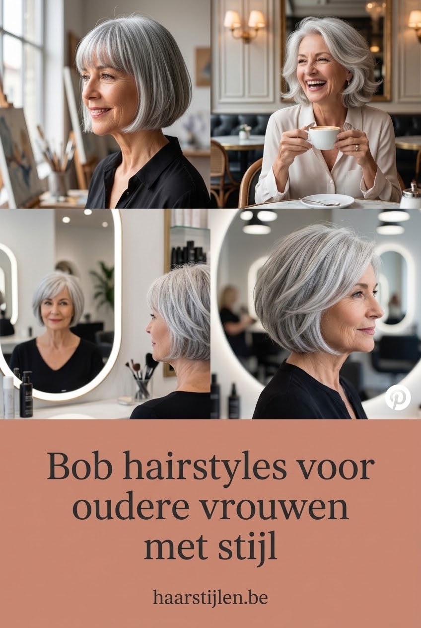 Bob hairstyles voor oudere vrouwen met stijl