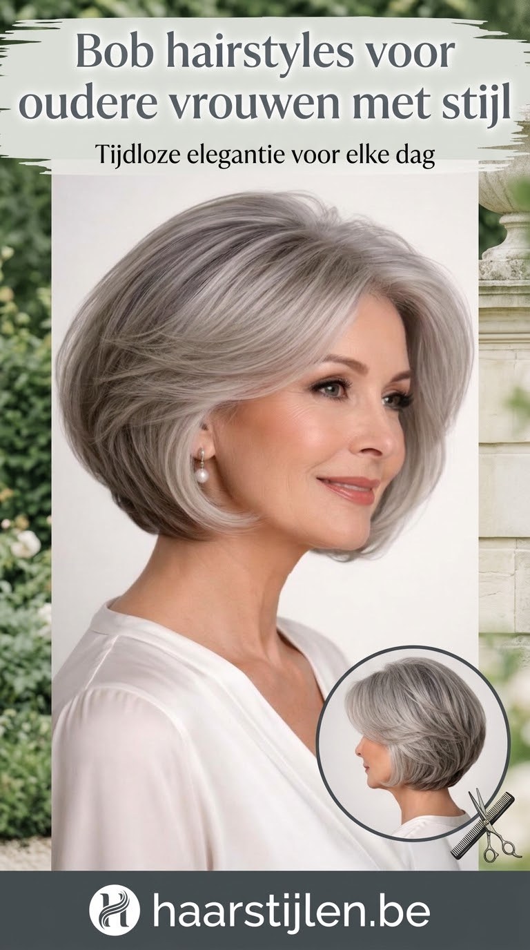 Bob hairstyles voor oudere vrouwen met stijl