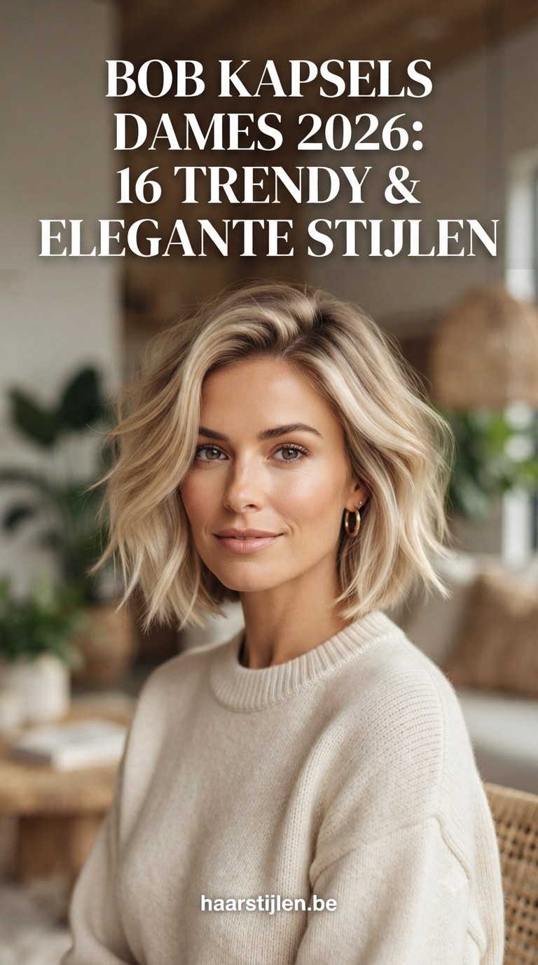 Bob Kapsels Dames 2026: 16 Trendy & Elegante Stijlen