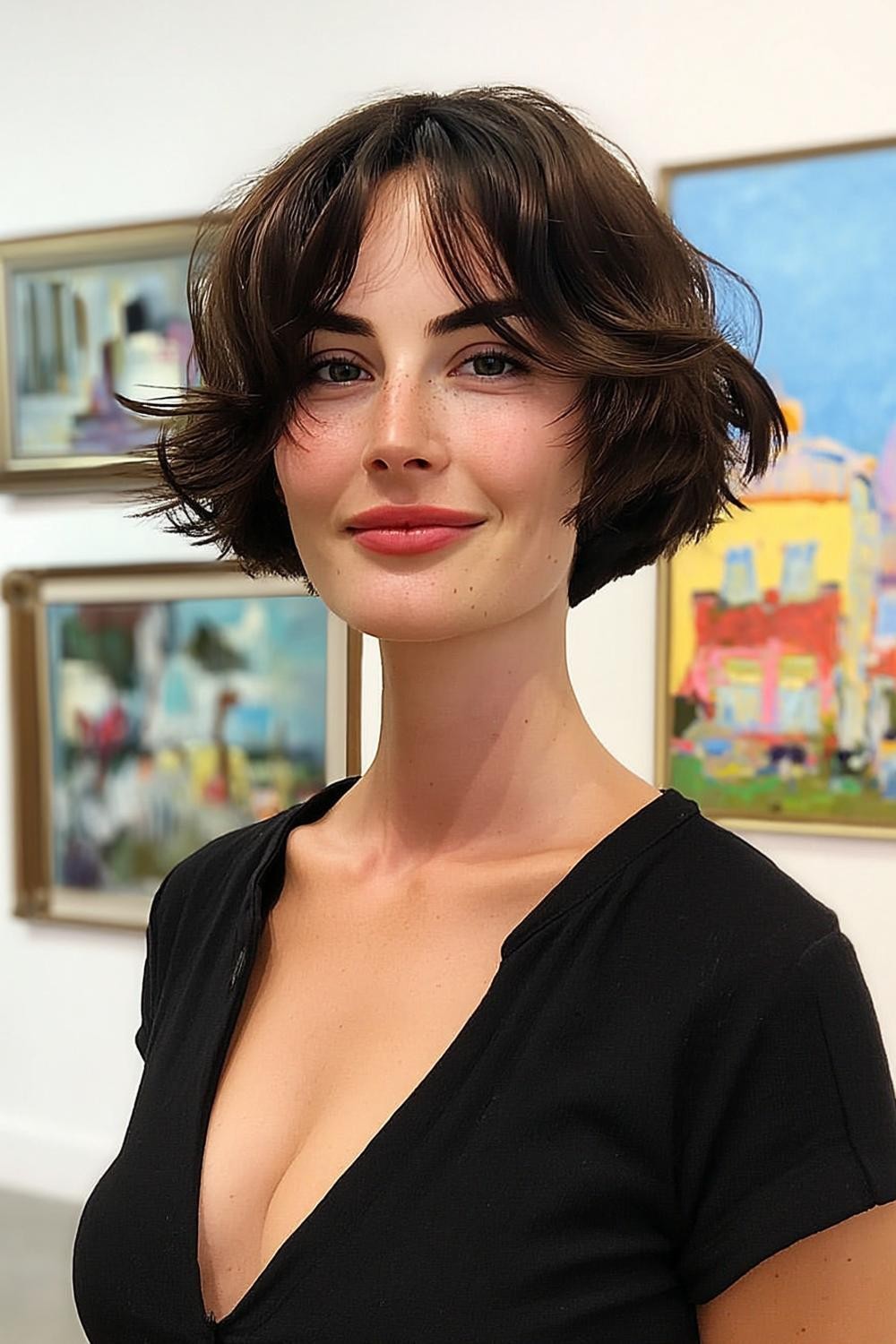 Romantische Krullen Textuur