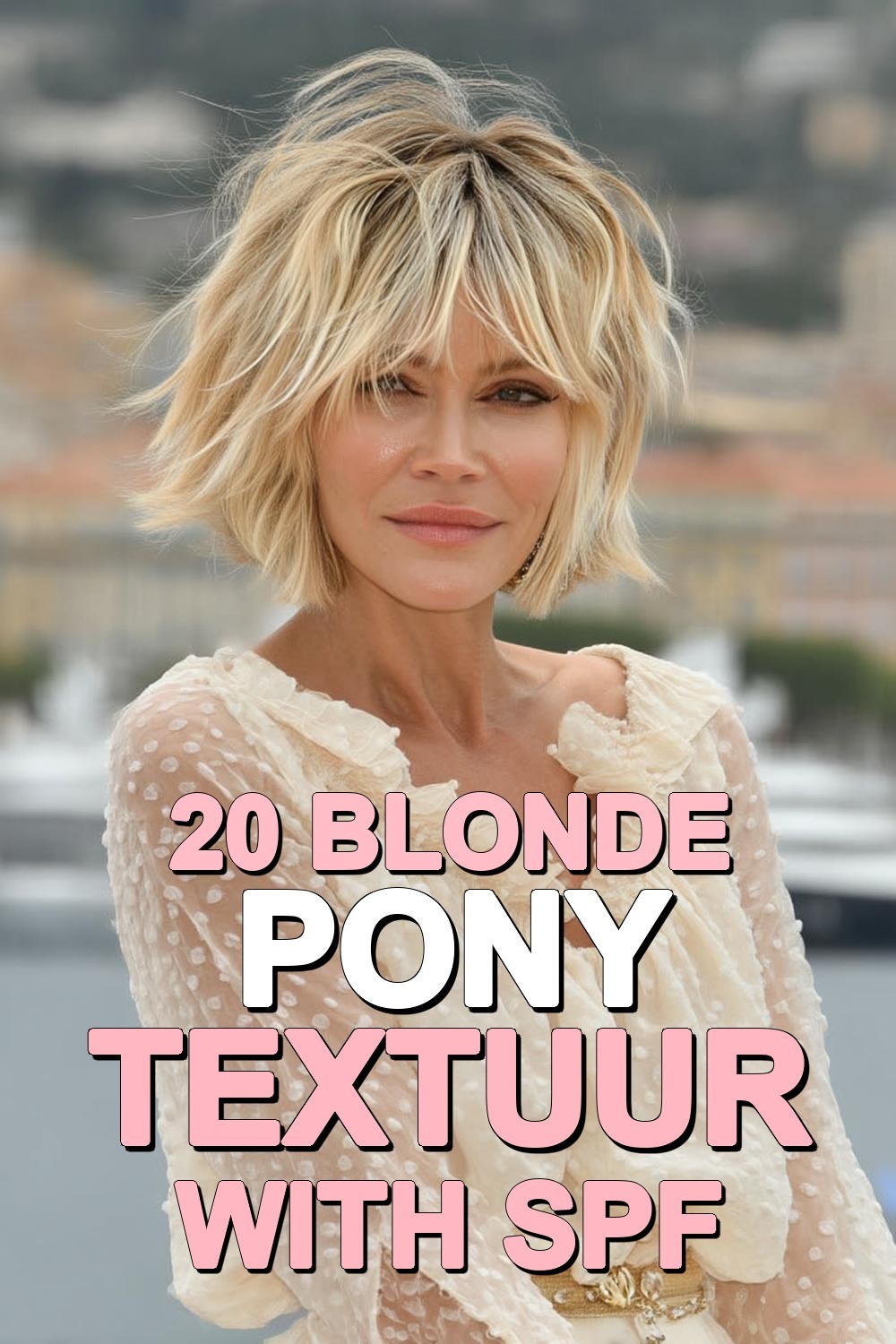 Blonde Pony Textuur
