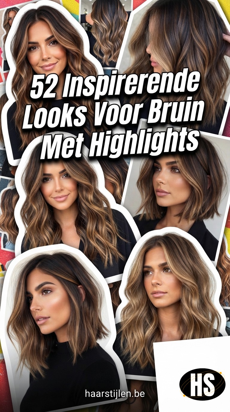 52 Inspirerende Looks Voor Bruin Haar Met Highlights