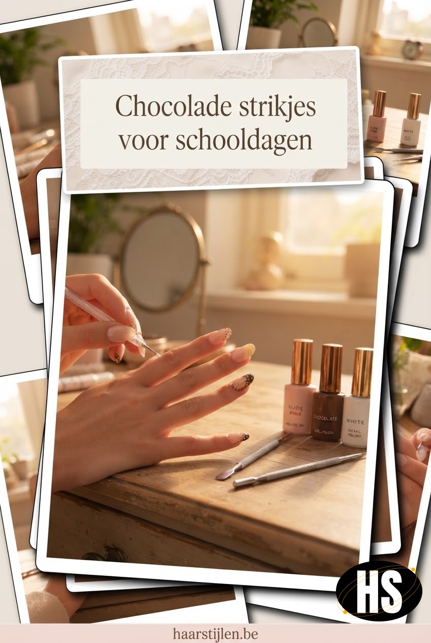 Chocolade strikjes voor schooldagen