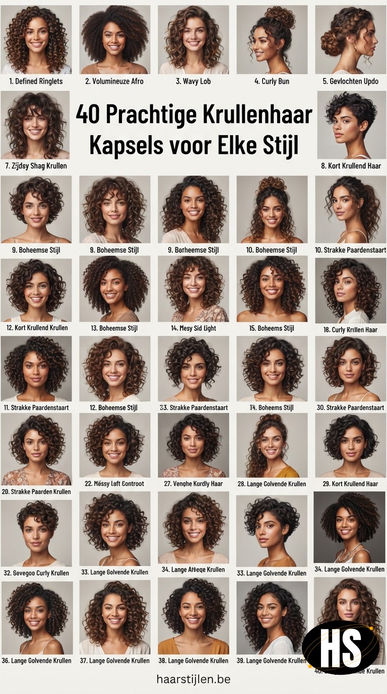 40 Prachtige Krullenhaar Kapsels voor Elke Stijl