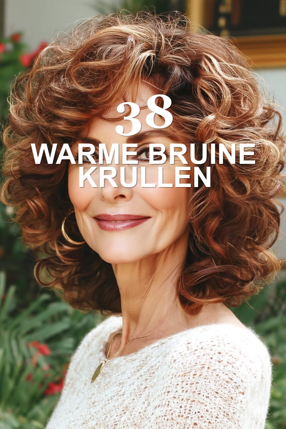 Warme Bruine Krullen
