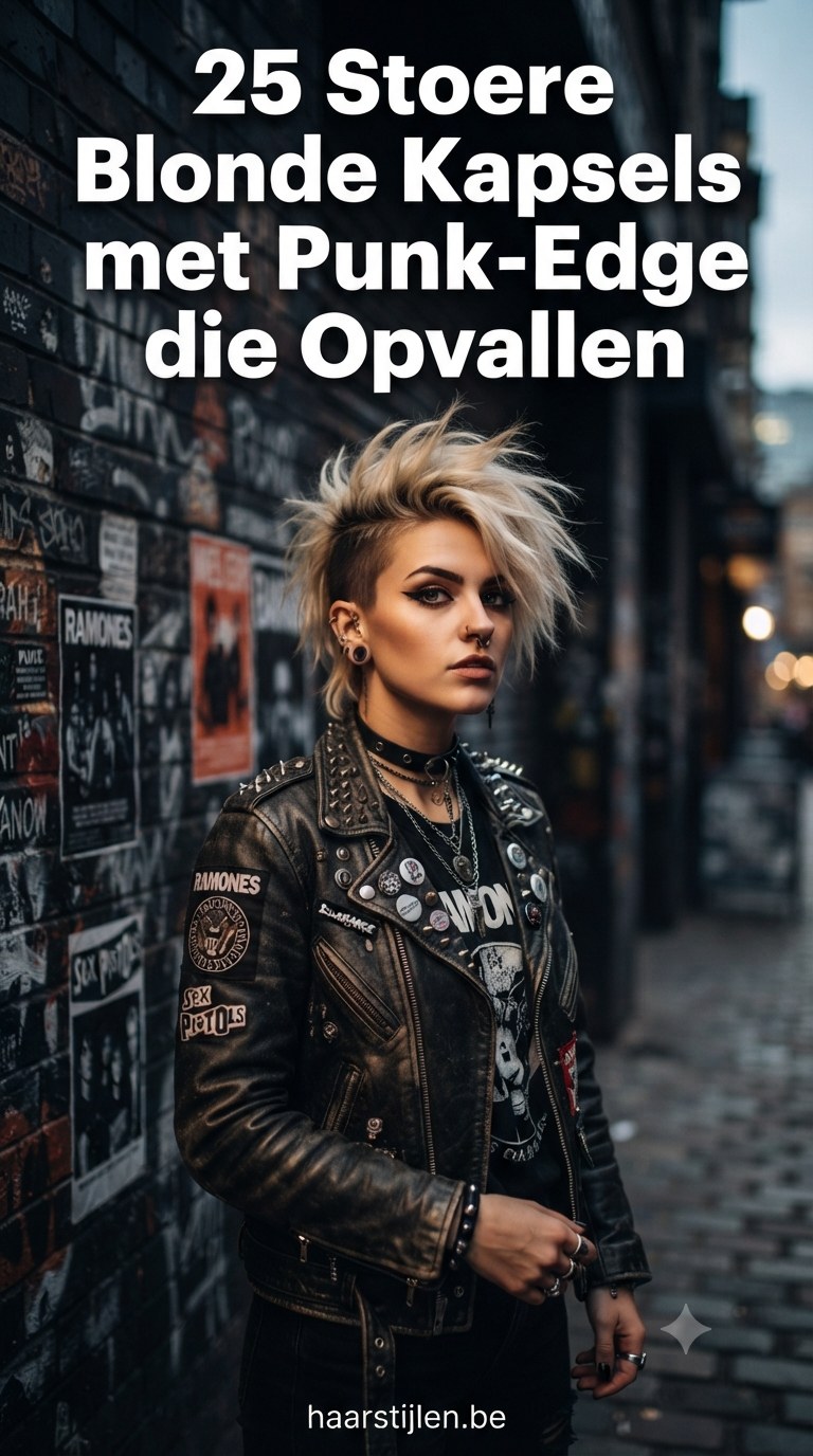 25 Stoere Blonde Kapsels met Punk-Edge die Opvallen