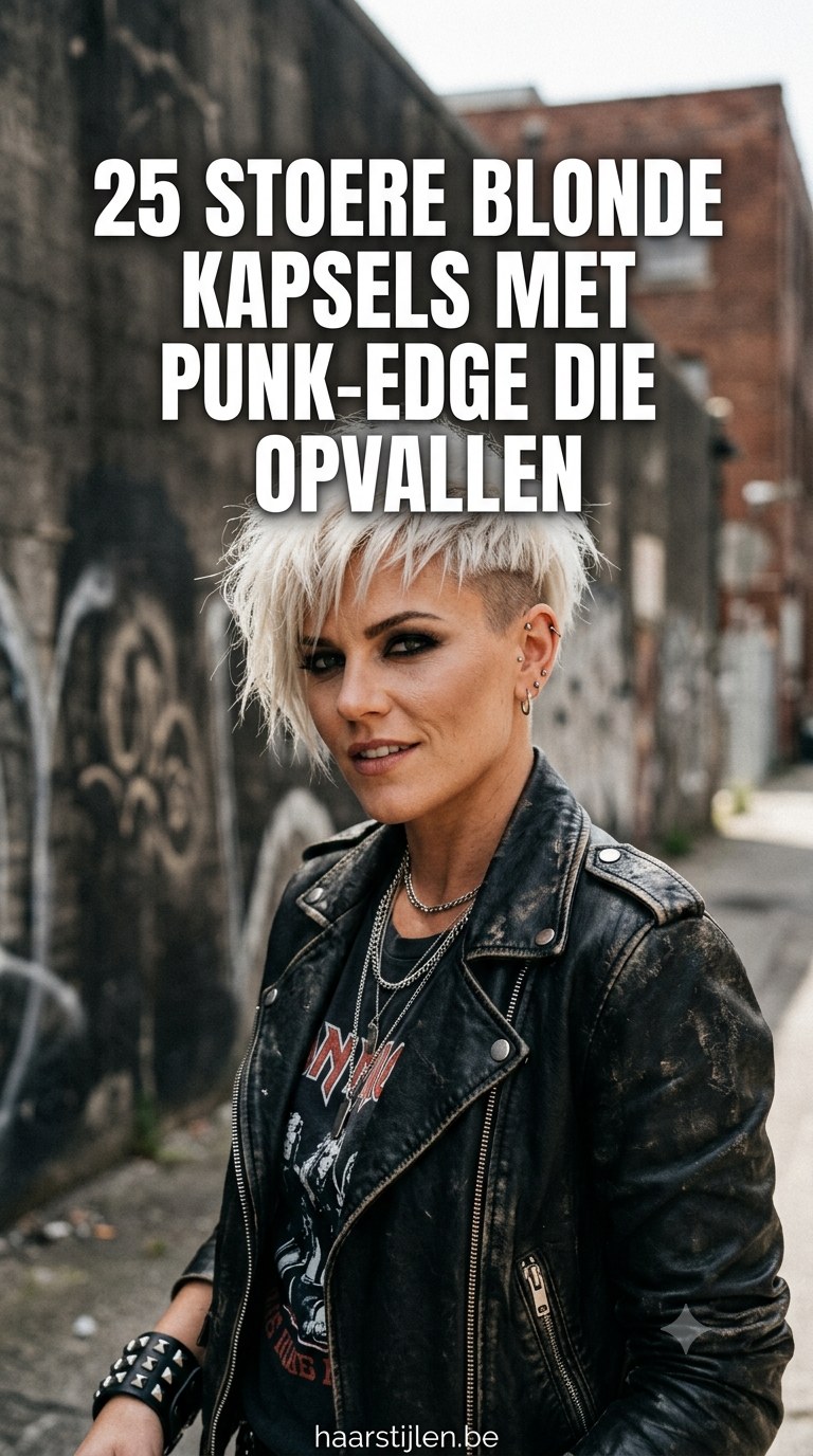 25 Stoere Blonde Kapsels met Punk-Edge die Opvallen