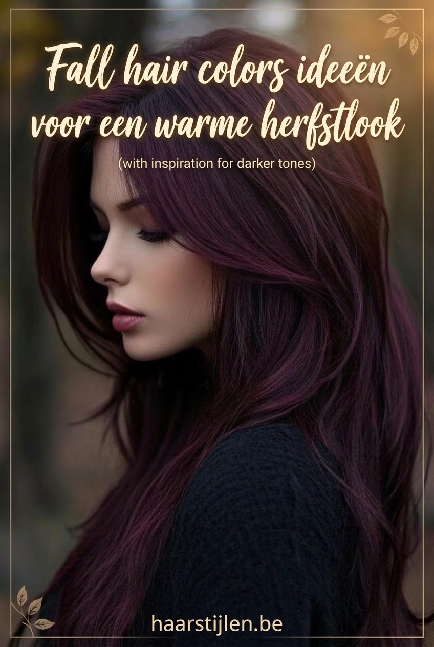 Fall hair colors ideeën voor een warme herfstlook