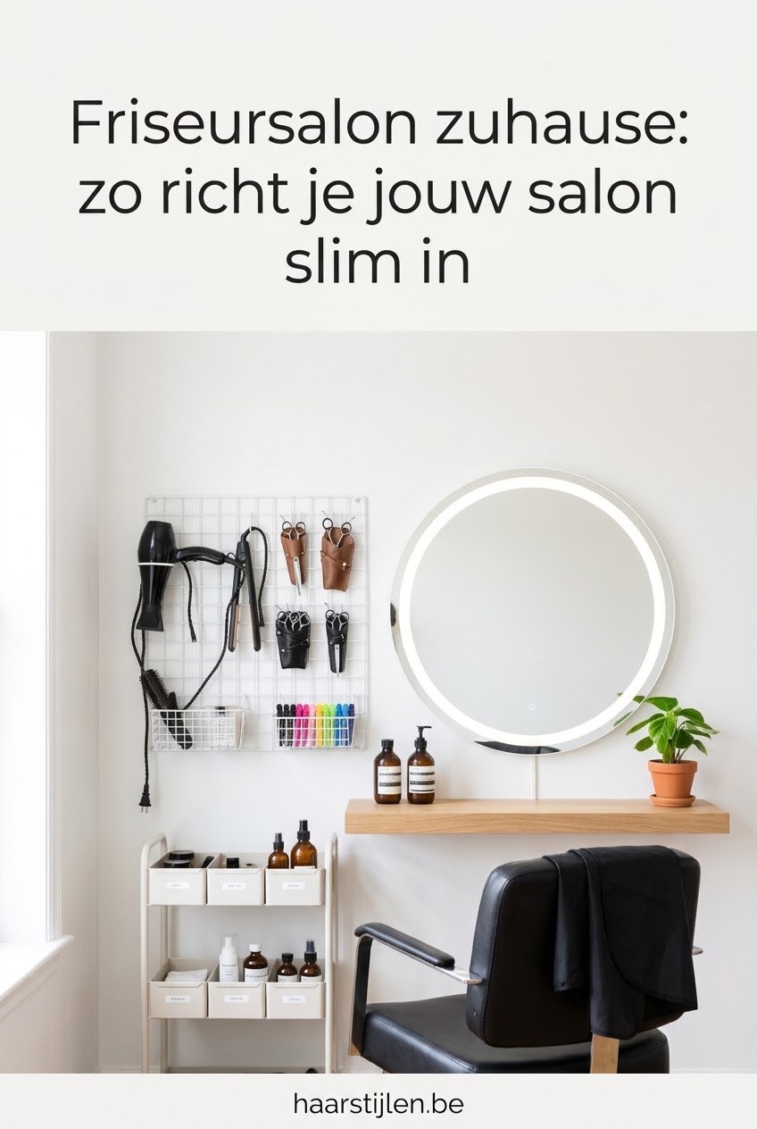 Friseursalon zuhause: zo richt je jouw salon slim in