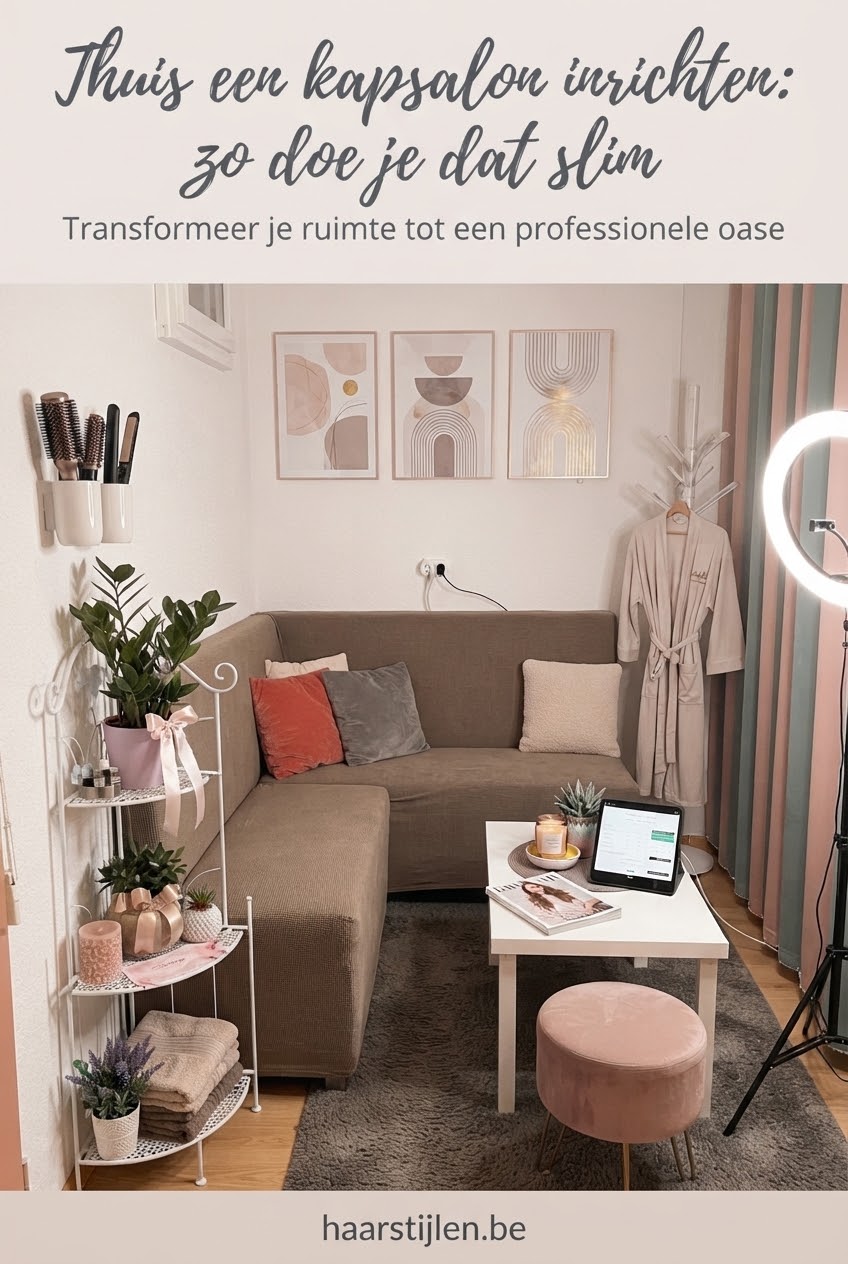 Thuis een kapsalon inrichten: zo doe je dat slim
