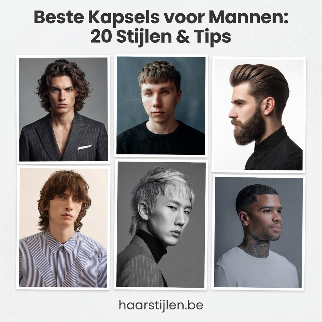 Beste Kapsels voor Mannen: 20 Stijlen & Tips