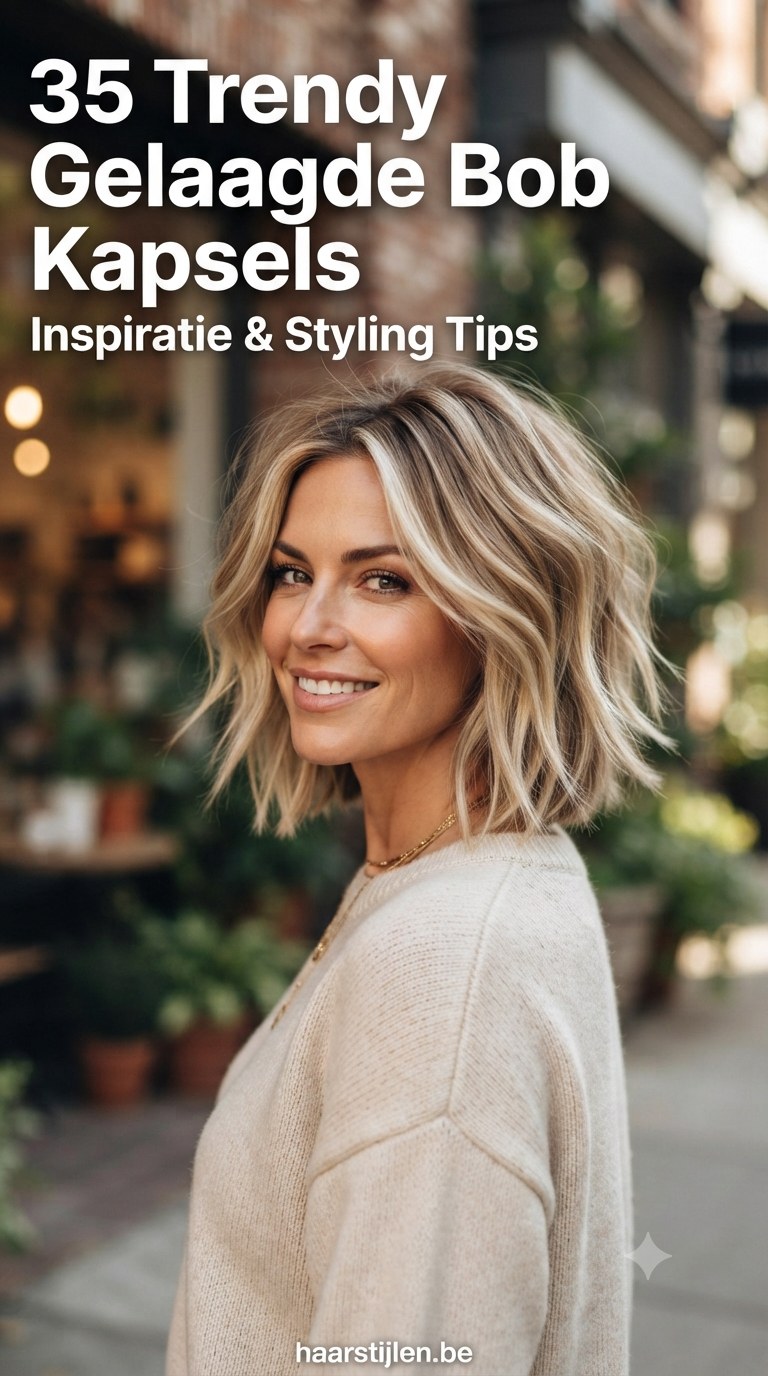 35 Trendy Gelaagde Bob Kapsels: Inspiratie & Styling Tips