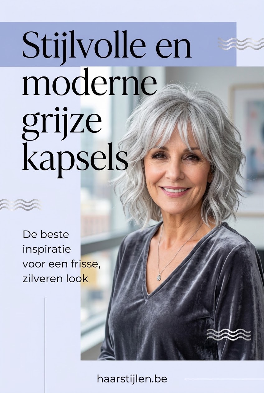 Stijlvolle en moderne grijze kapsels