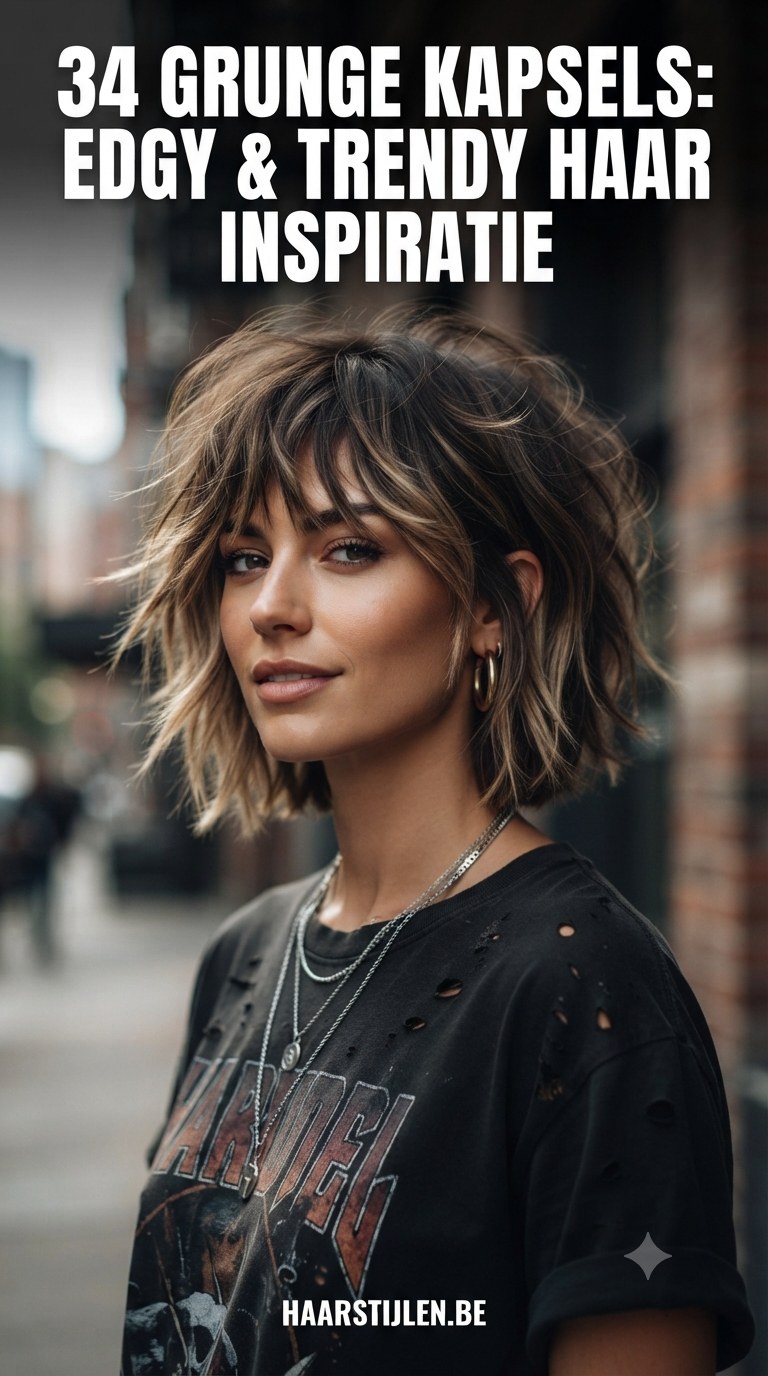 34 Grunge Kapsels: Edgy & Trendy Haar Inspiratie