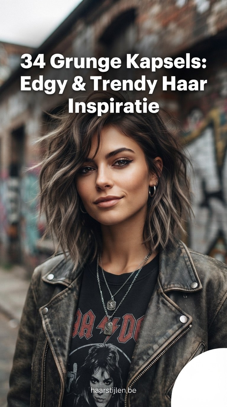 34 Grunge Kapsels: Edgy & Trendy Haar Inspiratie