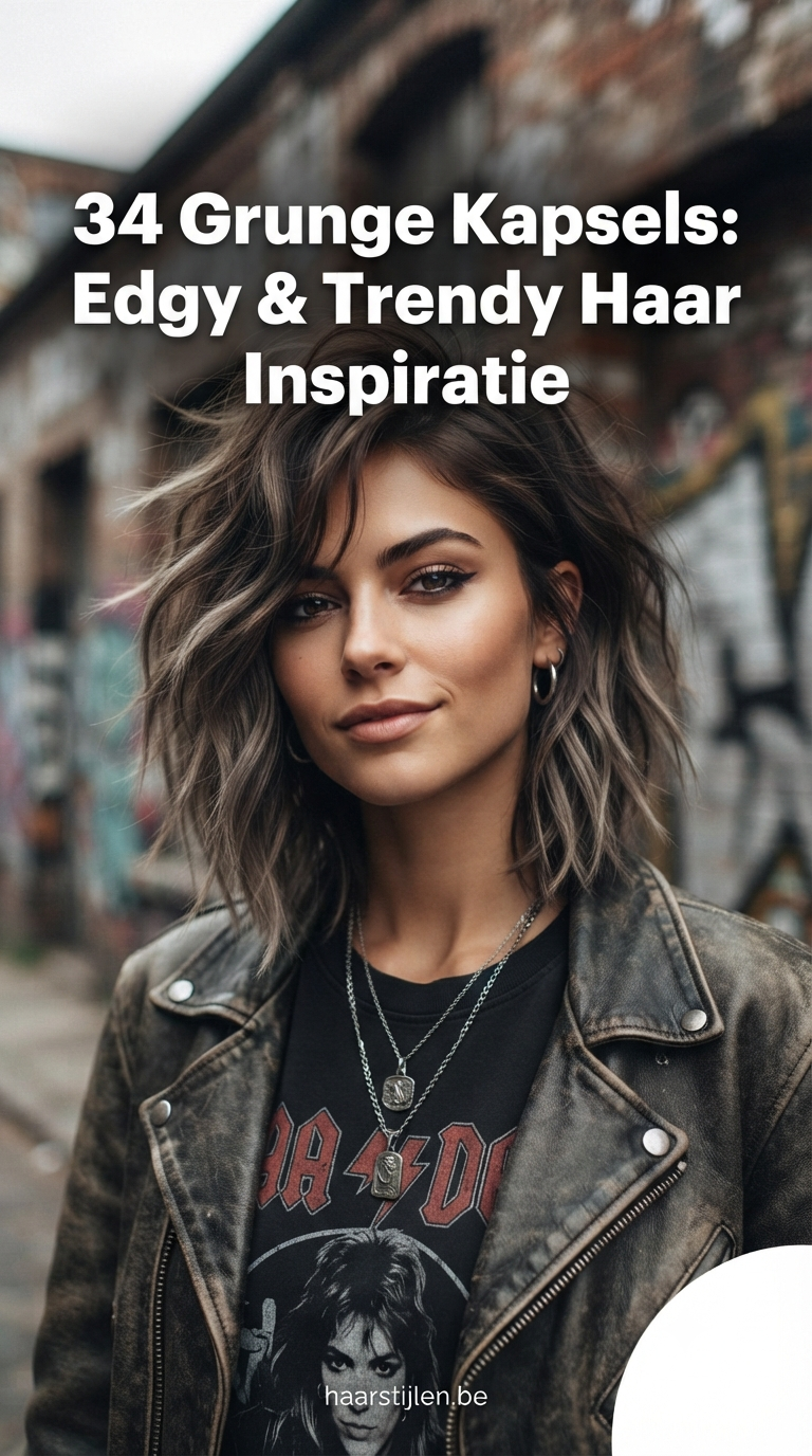 34 Grunge Kapsels: Edgy & Trendy Haar Inspiratie