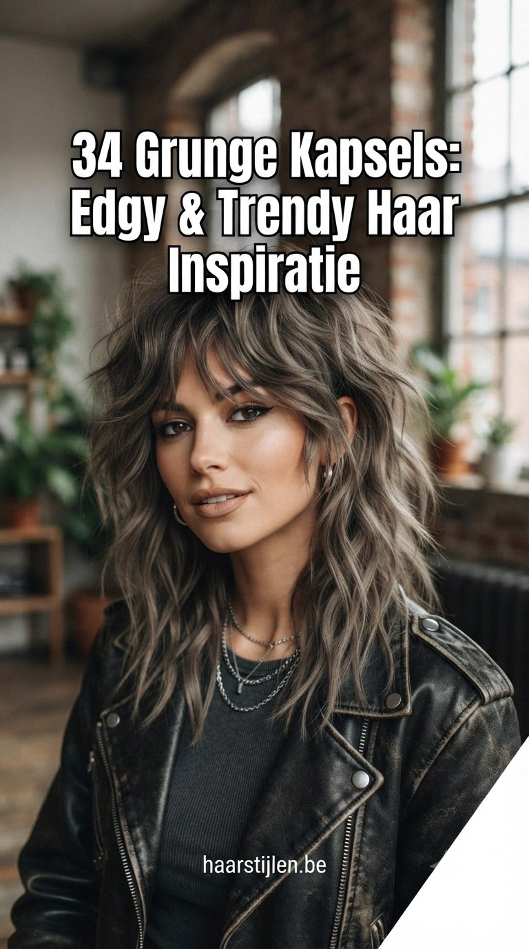 34 Grunge Kapsels: Edgy & Trendy Haar Inspiratie