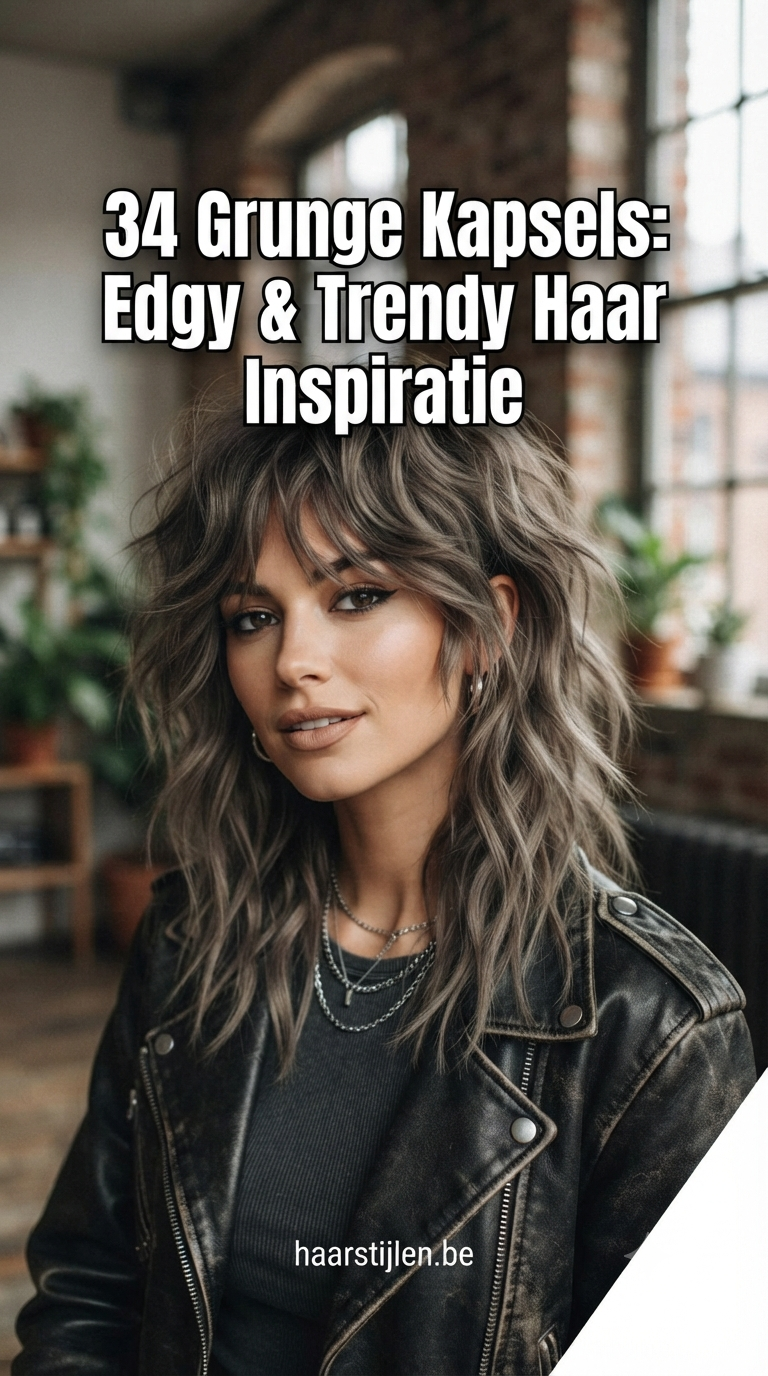 34 Grunge Kapsels: Edgy & Trendy Haar Inspiratie