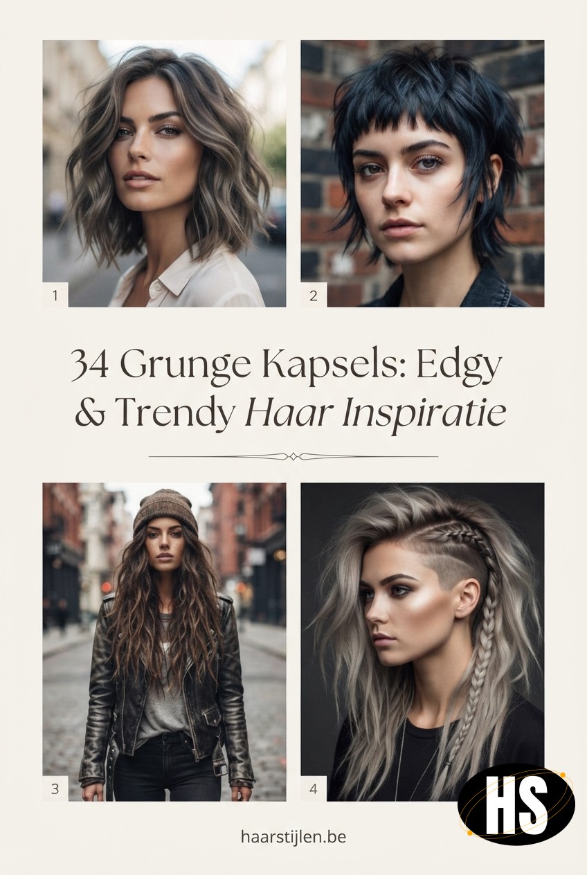 34 Grunge Kapsels: Edgy & Trendy Haar Inspiratie