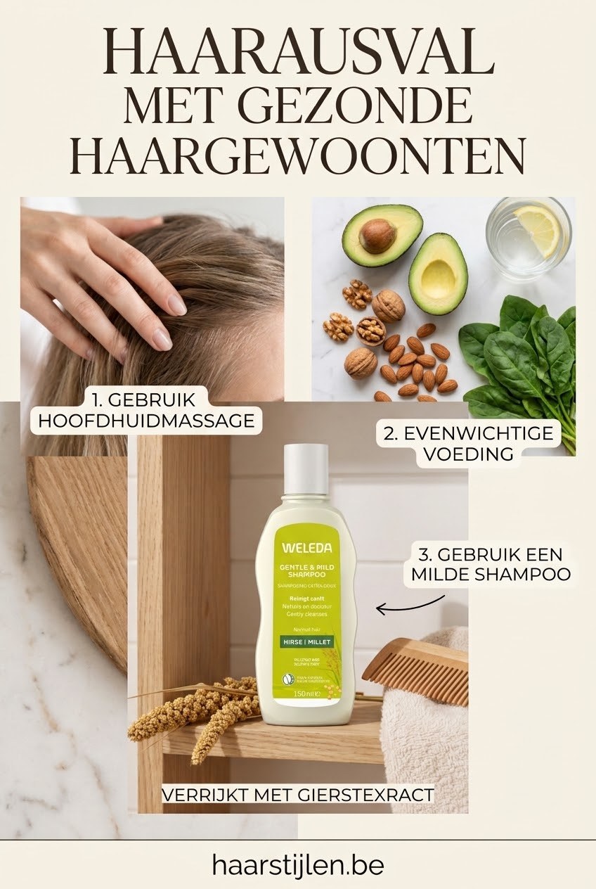 Haarausval voorkomen met gezonde haargewoonten